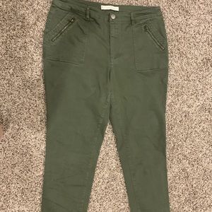 Est 1946 Denim Olive Green Jeans